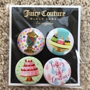 Juicy Couture Black Label Pins!!